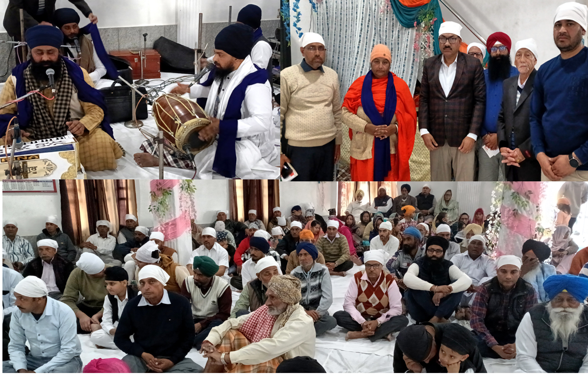 ਸ਼੍ਰੀ ਗੁਰੂ ਰਵਿਦਾਸ ਮਹਾਰਾਜ ਜੀ ਦੇ ਪ੍ਰਕਾਸ਼ ਪੁਰਬ ਨੂੰ ਸਮਰਪਿਤ ਗੁਰਮਤਿ ਸਮਾਗਮ ਕਰਵਾਏ